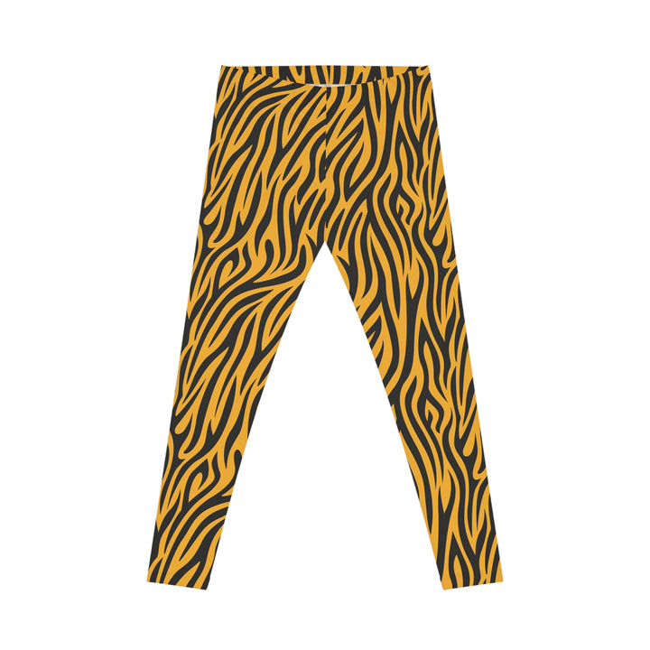 Tiger Striped Womens Casual Leggings