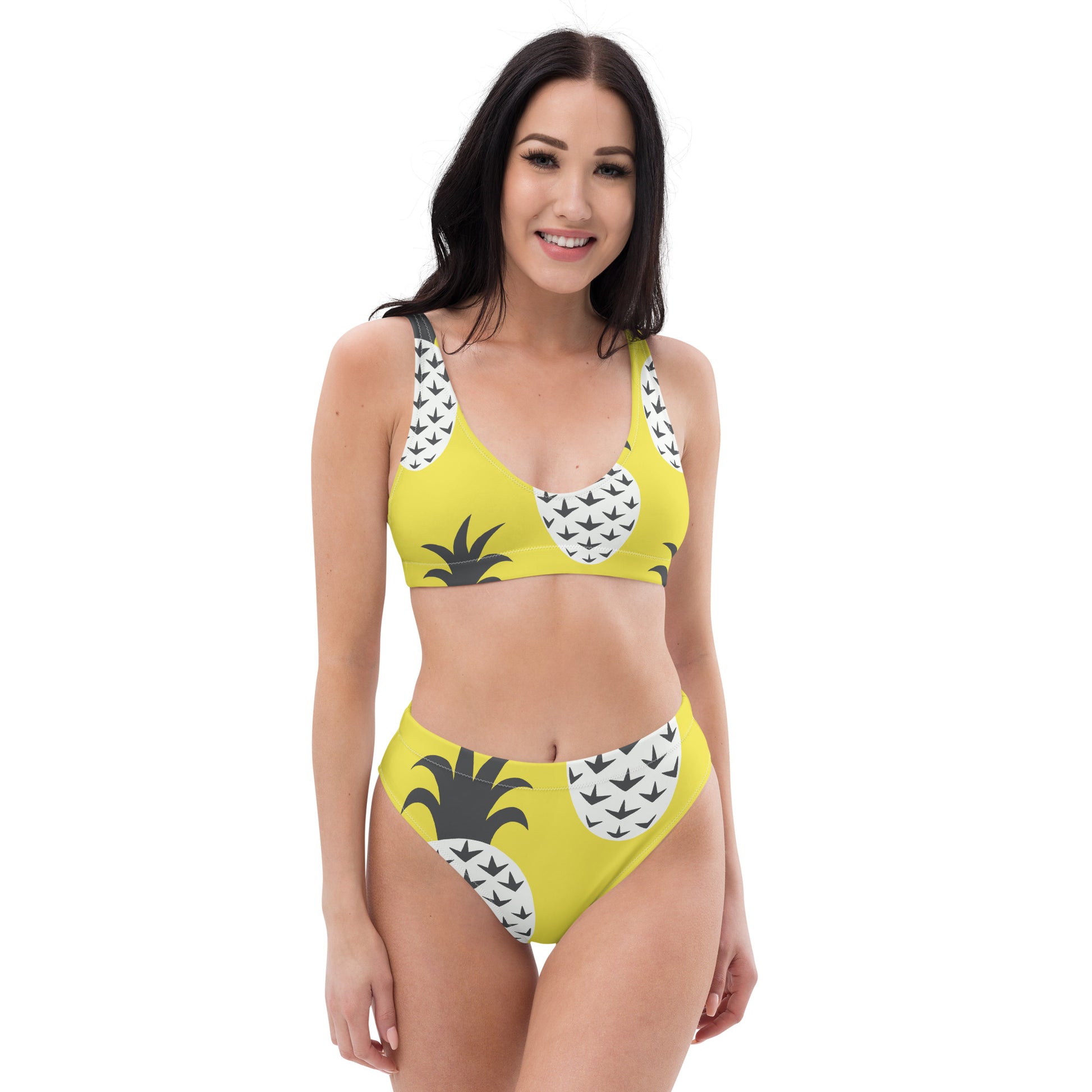 Pineapple Express Women's Recycled High-Waisted Bikini