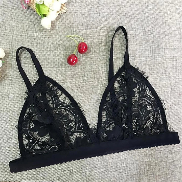 Sexy Lace Bras for Women Hollow Out Bra Top Bustier Bralette Womens Underwear Delicate Embroidery Lingerie Brassiere 5